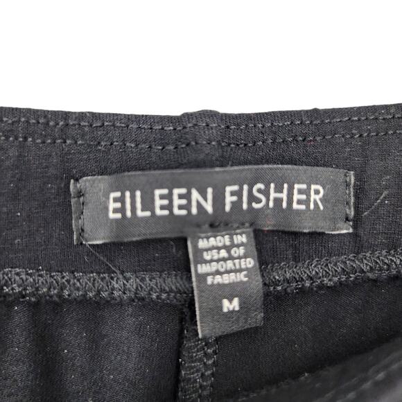 Eileen Fisher System Asymmetrical Front High Rise Pull On Pants Size Medium - Picture 2 of 4